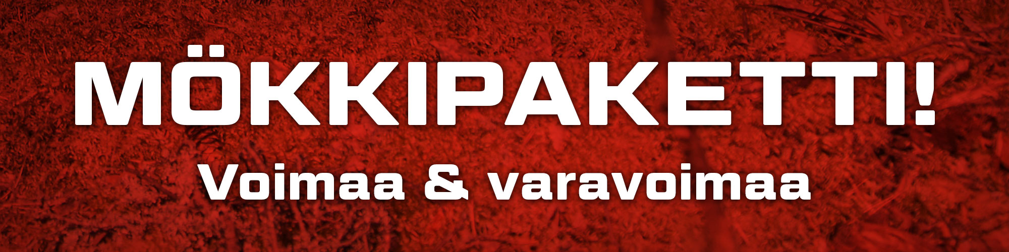 Segway - Kampanjasivun banneri - Mökkipaketti 2025