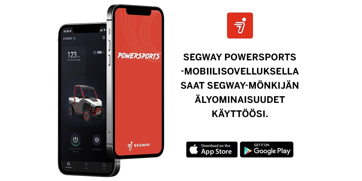 Segway Powersports App - mobiilisovellus Segway-mönkijän hallintaan