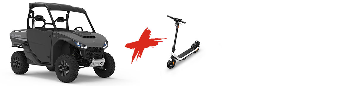 Segway Fugleman + Niu KQi2 -sähköpotkulauta