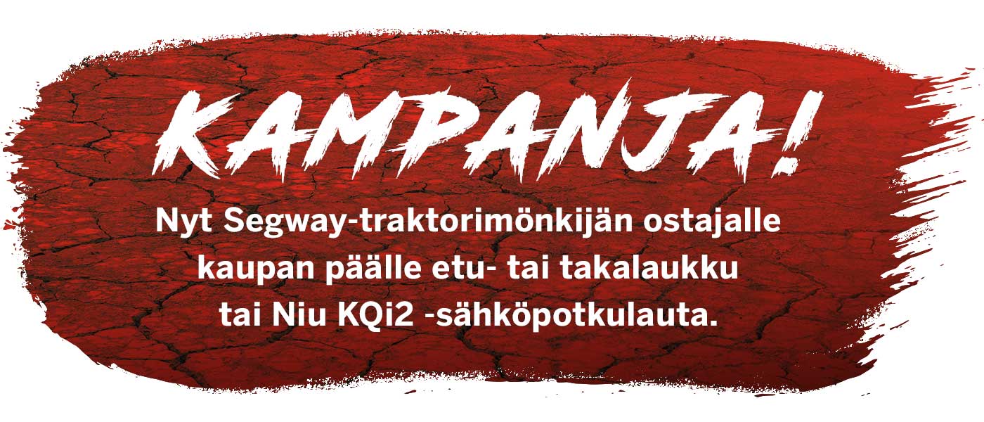 Segway - Lisävarustekampanja - Lue lisää!