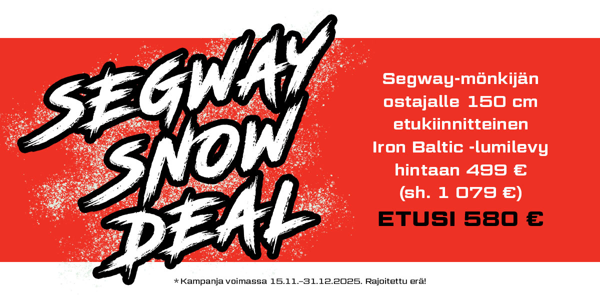 Segway Snow Deal 2025 - Bannerikuva iso
