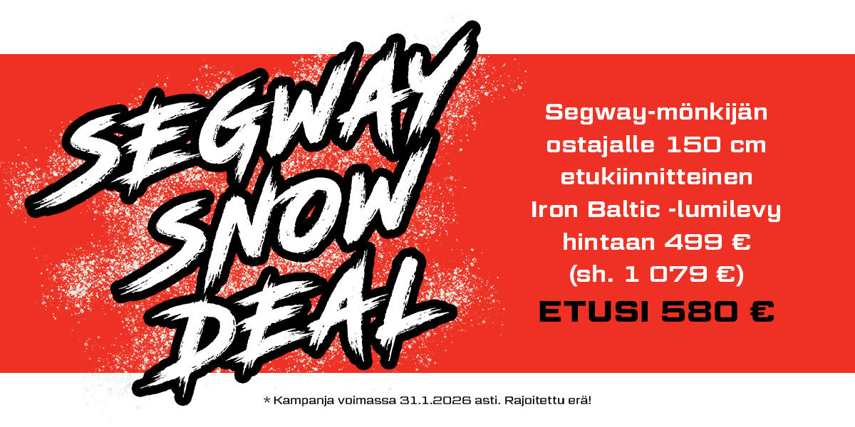 Segway Snow Deal 2025 - Bannerikuva iso