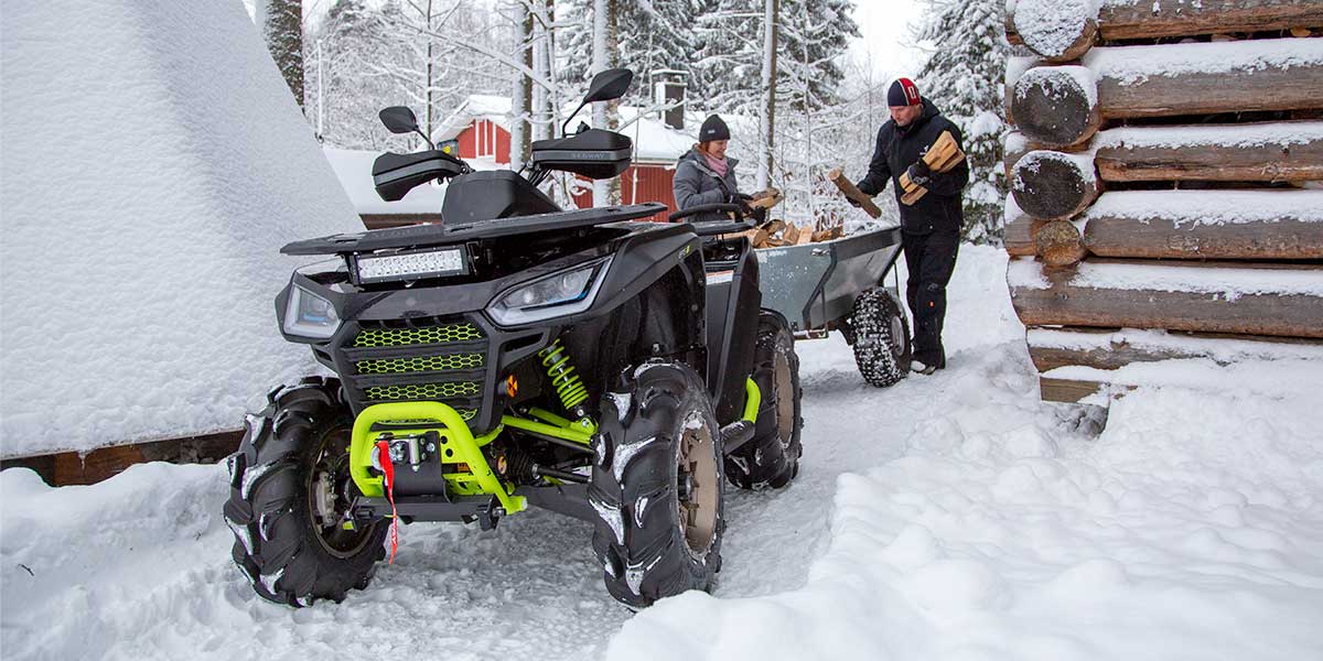 Segway - talvivarusteet mönkijään