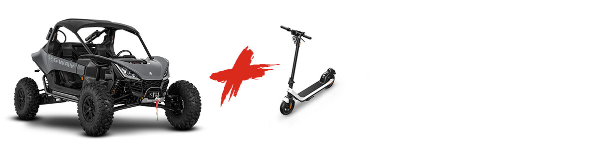Segway Villain + Niu KQi2 -sähköpotkulauta